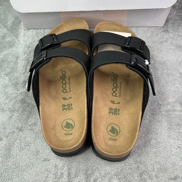 Birkenstock Papillio Arizona Pap Flex Platform Sandals Women 39 Black Narrow Fit - Picture 5 of 7